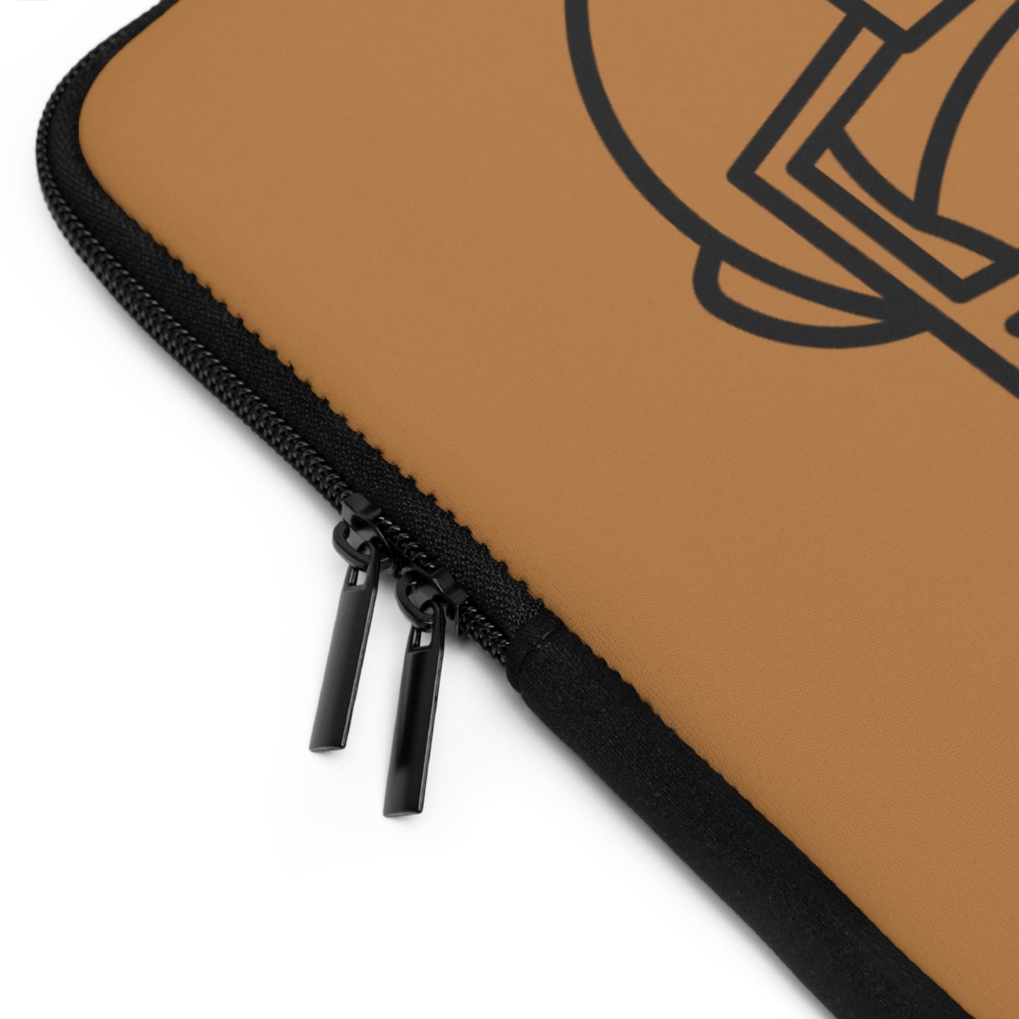 Laptop Sleeve: Football Lite Brown