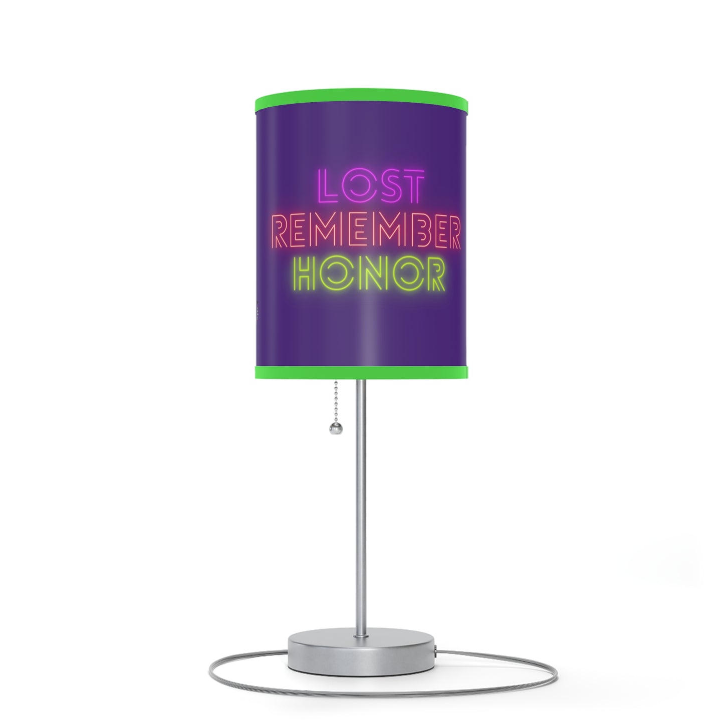 Lamp on a Stand, US|CA plug: Writing Purple