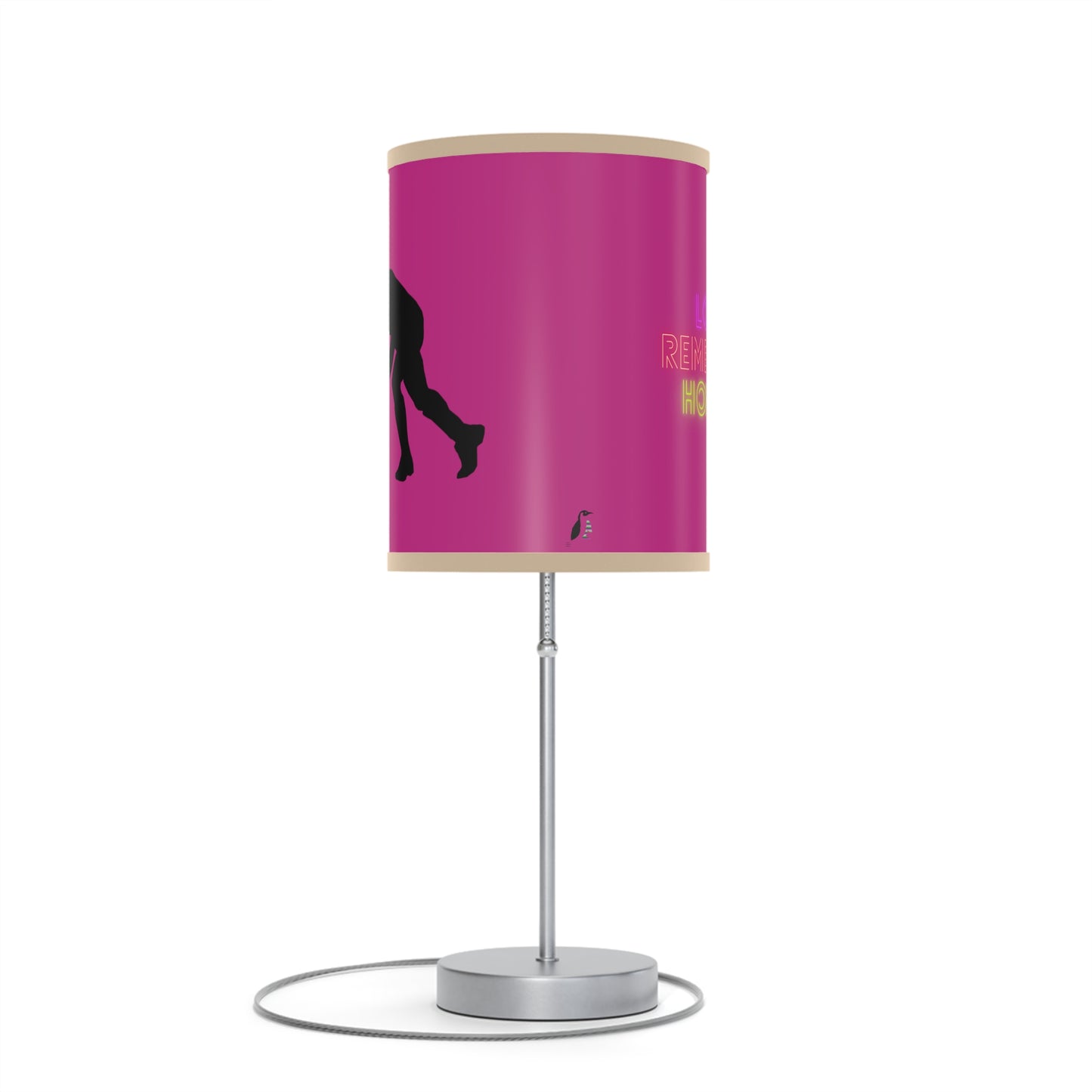 Lamp on a Stand, US|CA plug: Hockey Pink