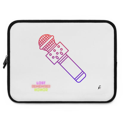 Laptop Sleeve: Music White