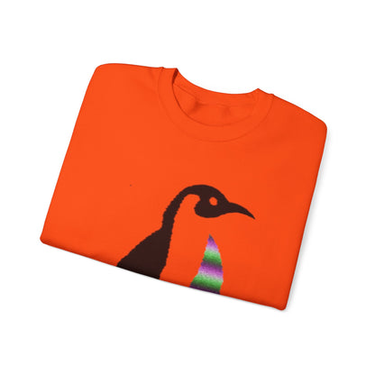 Heavy Blend™ Crewneck Sweatshirt: Crazy Penguin World Logo #1