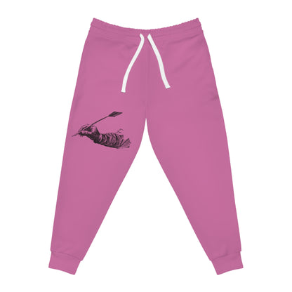 Athletic Joggers: Writing Lite Pink