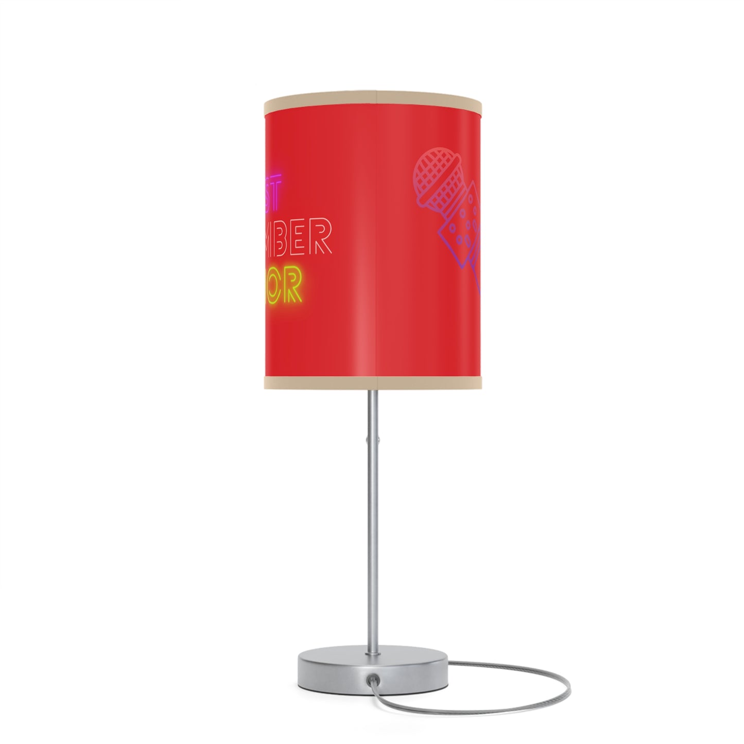 Lamp on a Stand, US|CA plug: Music Red