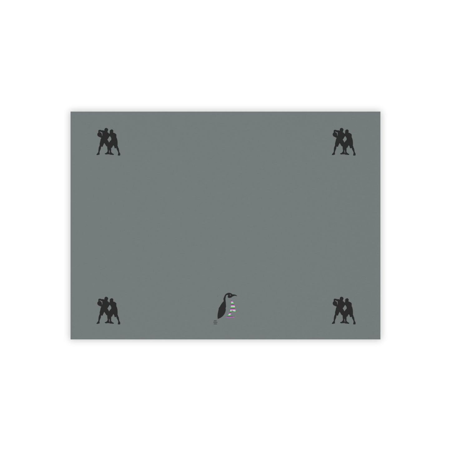 Post-it® Note Pads: Basketball Dark Grey