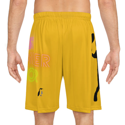 Basketball Shorts: Tennis Yellow