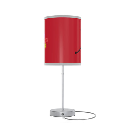 Lamp on a Stand, US|CA plug: Hockey Dark Red