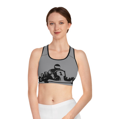 Sports Bra: Racing Grey