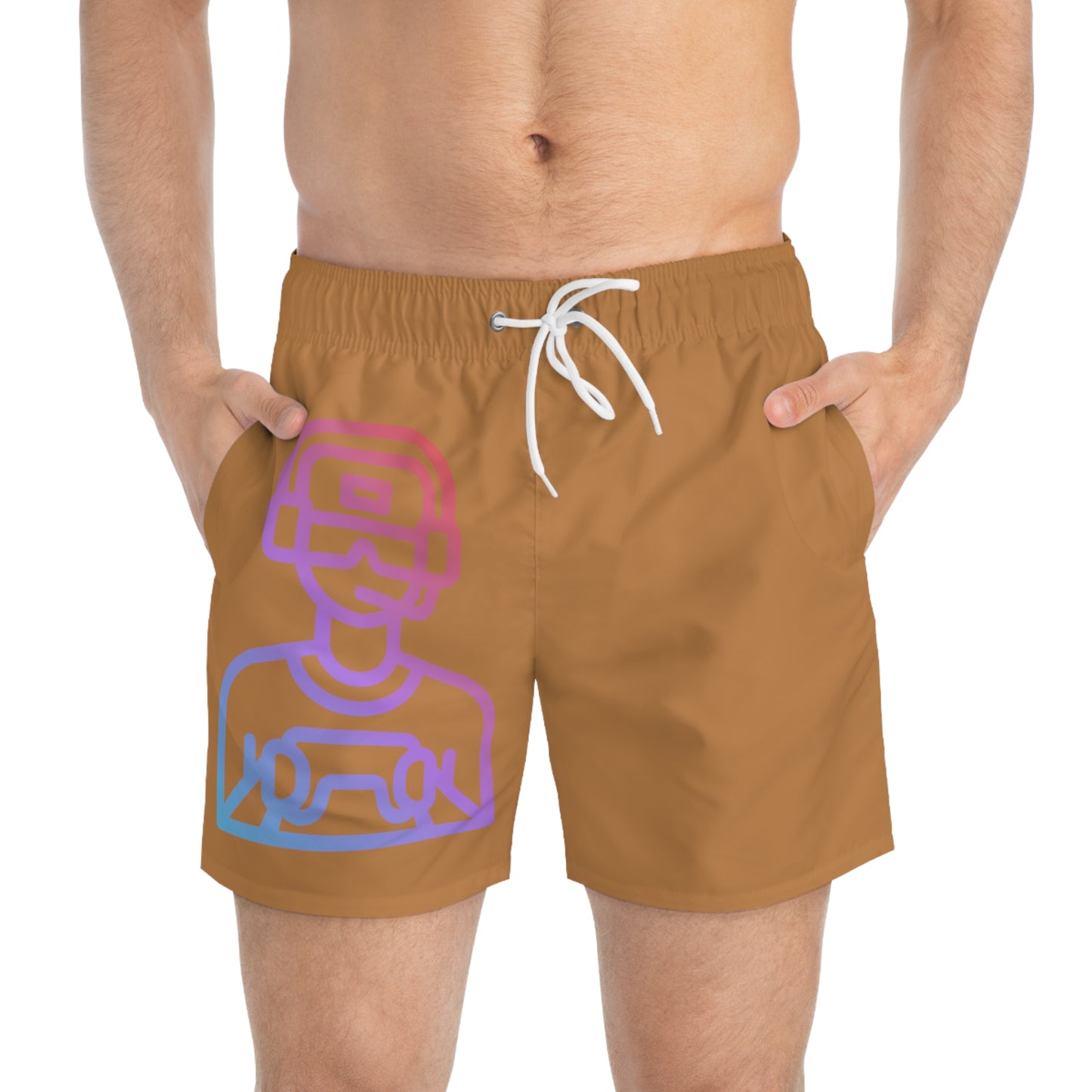 Swim Trunks: Gaming Lite Brown