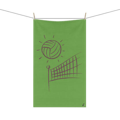 Kitchen Towel: Volleyball Green