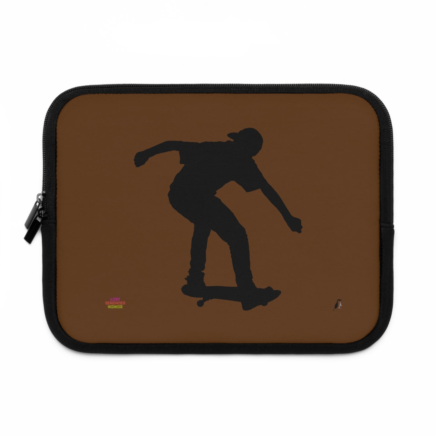 Laptop Sleeve: Skateboarding Brown