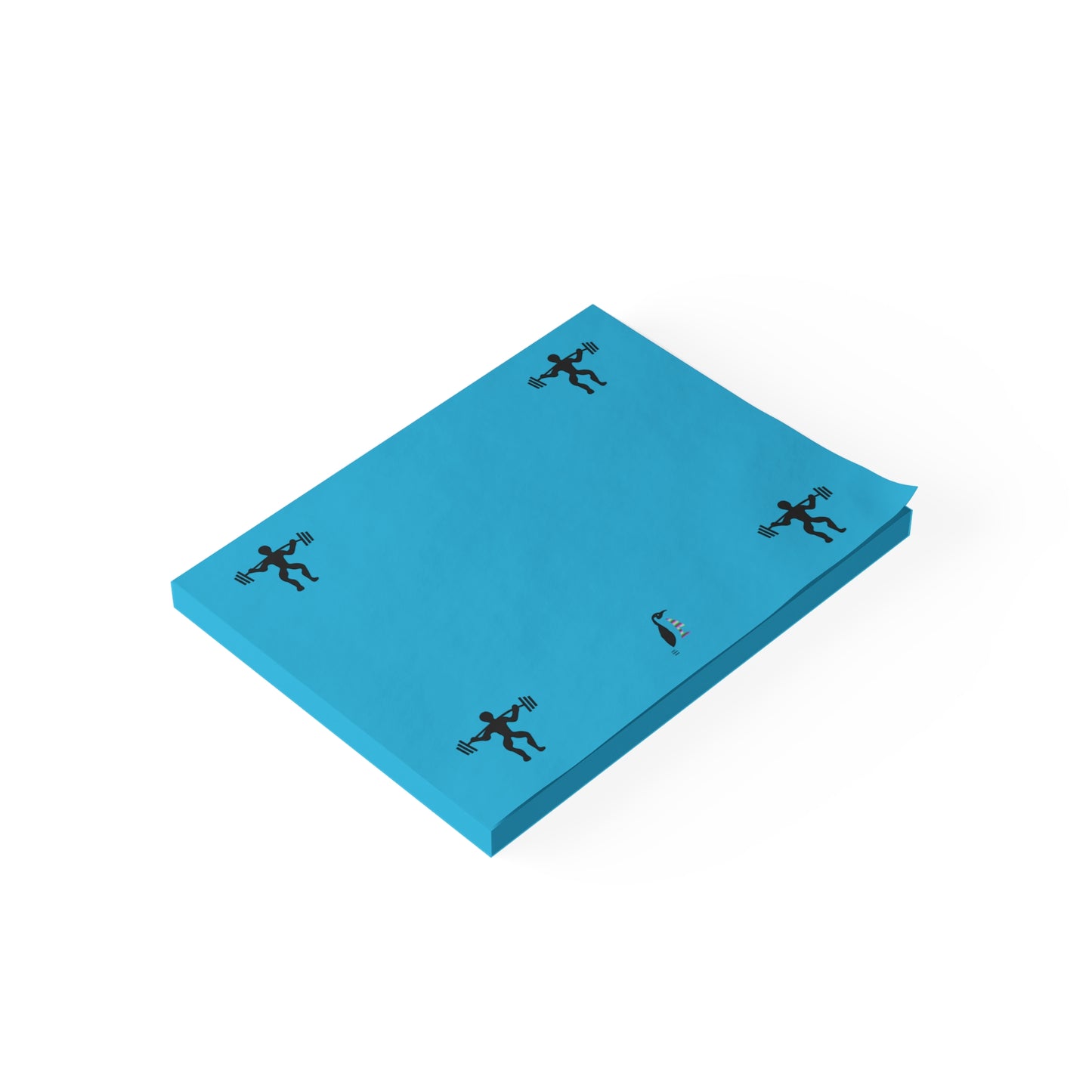 Post-it® Note Pads: Weightlifting Turquoise