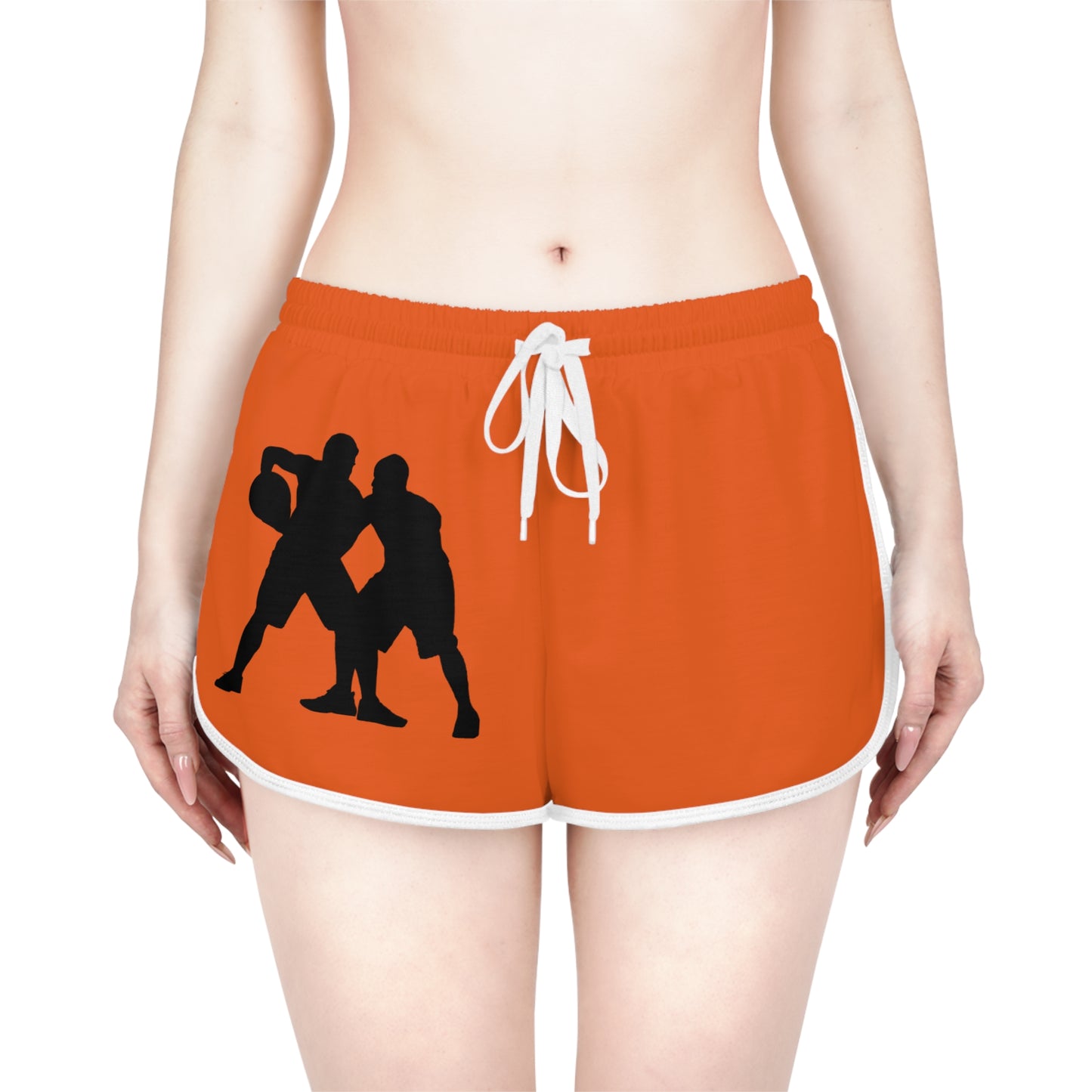 Women's Relaxed Shorts: Basketball Orange