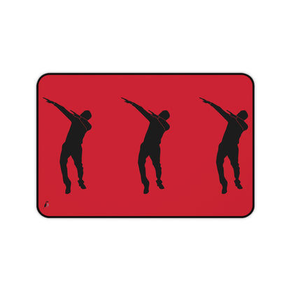 Desk Mat: Dance Dark Red