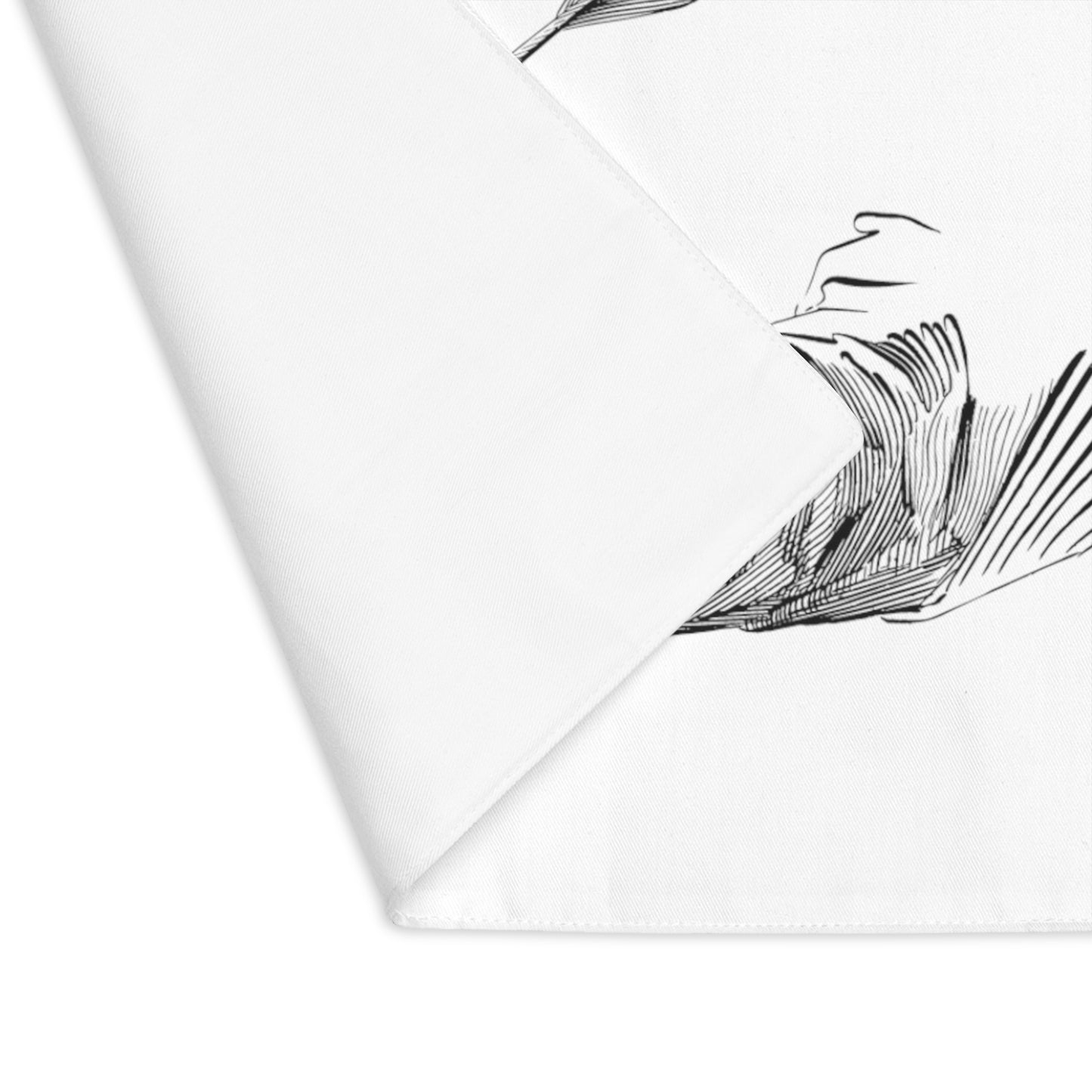 Placemat, 1pc: Writing White