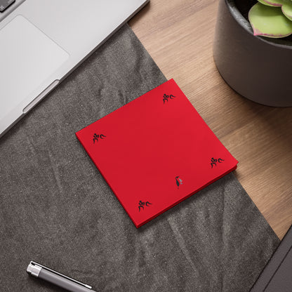 Post-it® Note Pads: Wrestling Dark Red