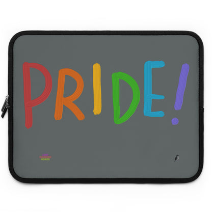 Laptop Sleeve: LGBTQ Pride Dark Grey