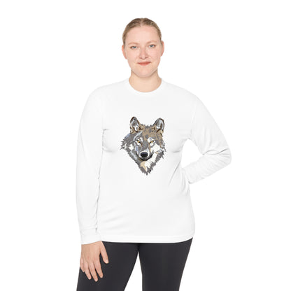 Lightweight Long Sleeve Tee: Wolves #1