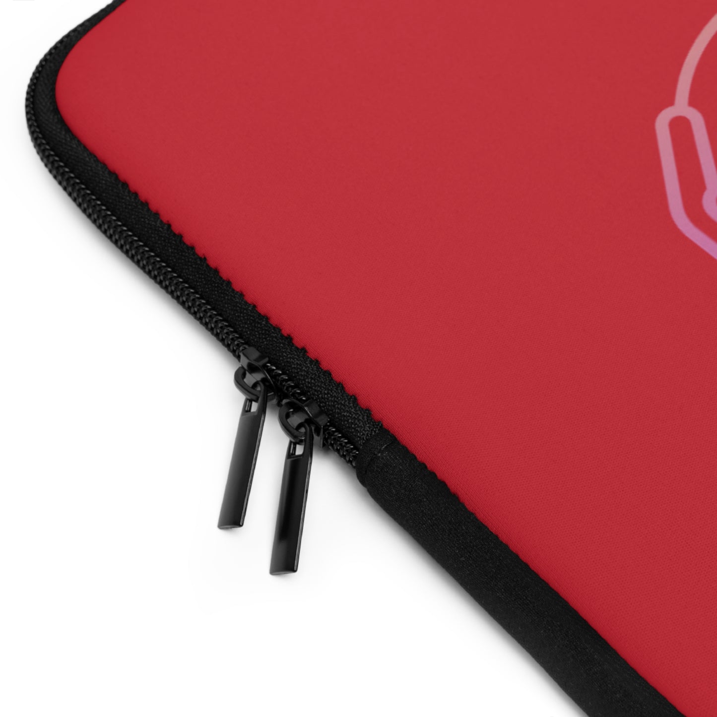 Laptop Sleeve: Bowling Dark Red