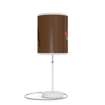 Lamp on a Stand, US|CA plug: Basketball Brown