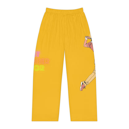 Women's Pajama Pants: Golf Yellow