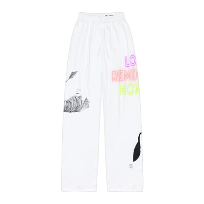 Kids Pajama Pants: Writing White