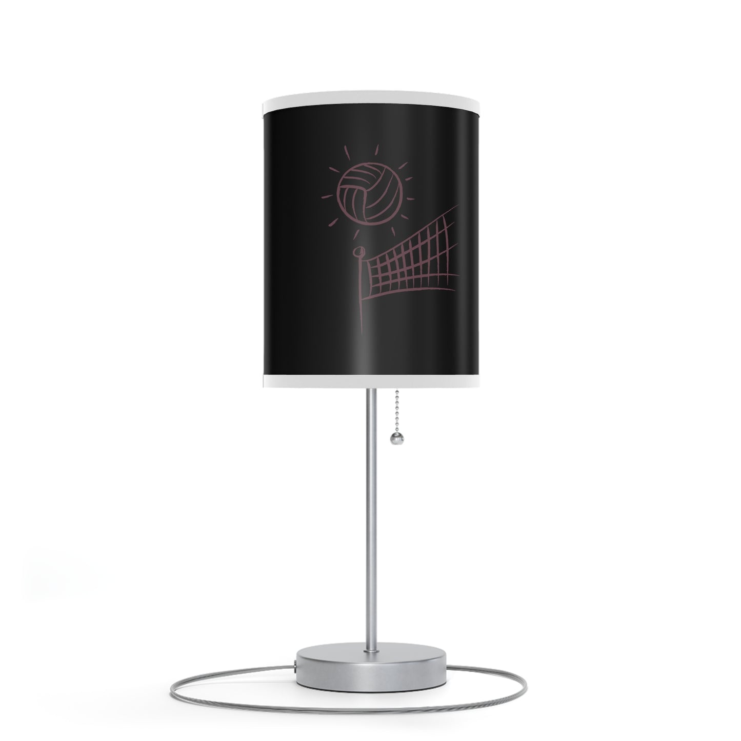 Lamp on a Stand, US|CA plug: Volleyball Black