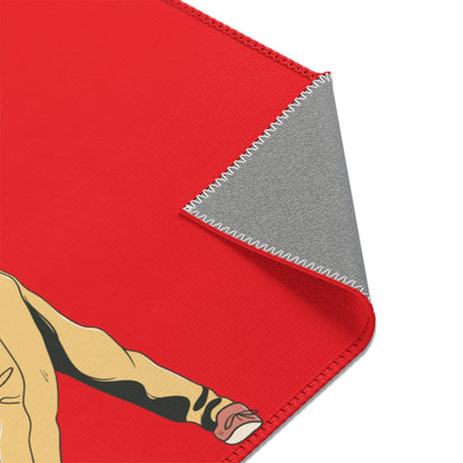 Area Rug (Rectangle): Golf Red