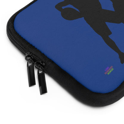 Laptop Sleeve: Basketball Dark Blue