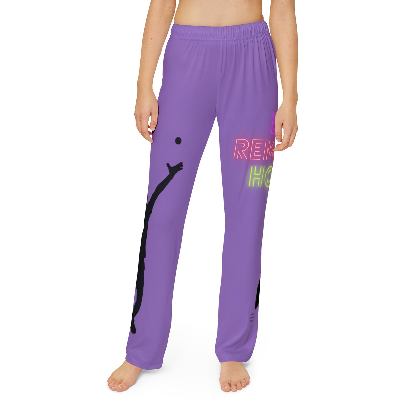 Kids Pajama Pants: Tennis Lite Purple