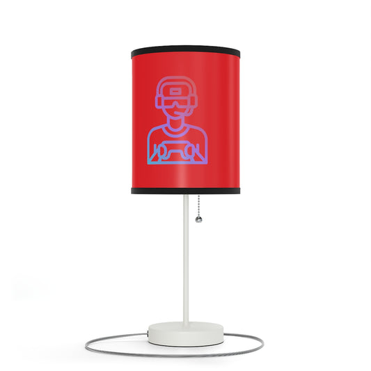 Lamp on a Stand, US|CA plug: Gaming Red