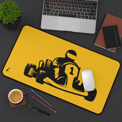 Desk Mat: Racing Yellow