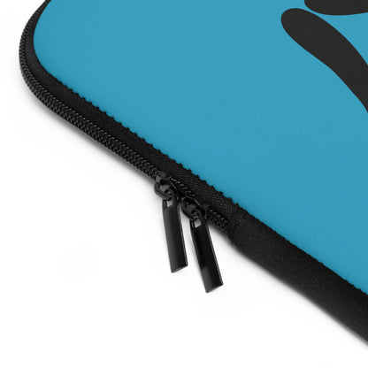 Laptop Sleeve: Wrestling Turquoise