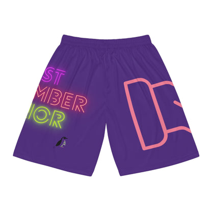 Basketball Shorts: Fight Cancer Purple