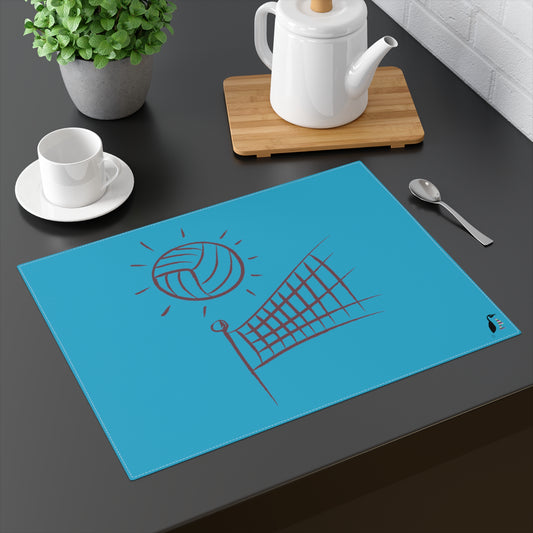 Placemat, 1pc: Volleyball Turquoise