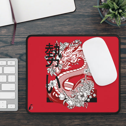 Gaming Mouse Pad: Dragons Dark Red