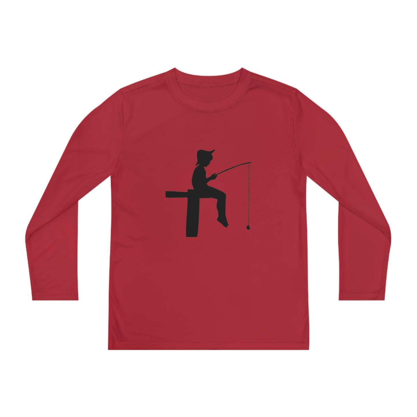 Youth Long Sleeve Competitor Tee: Fishing