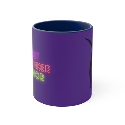 Accent Coffee Mug, 11oz: Dance Purple
