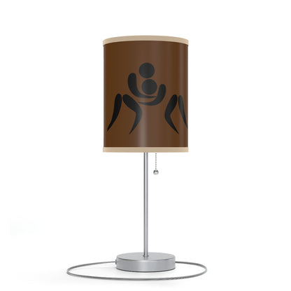 Lamp on a Stand, US|CA plug: Wrestling Brown