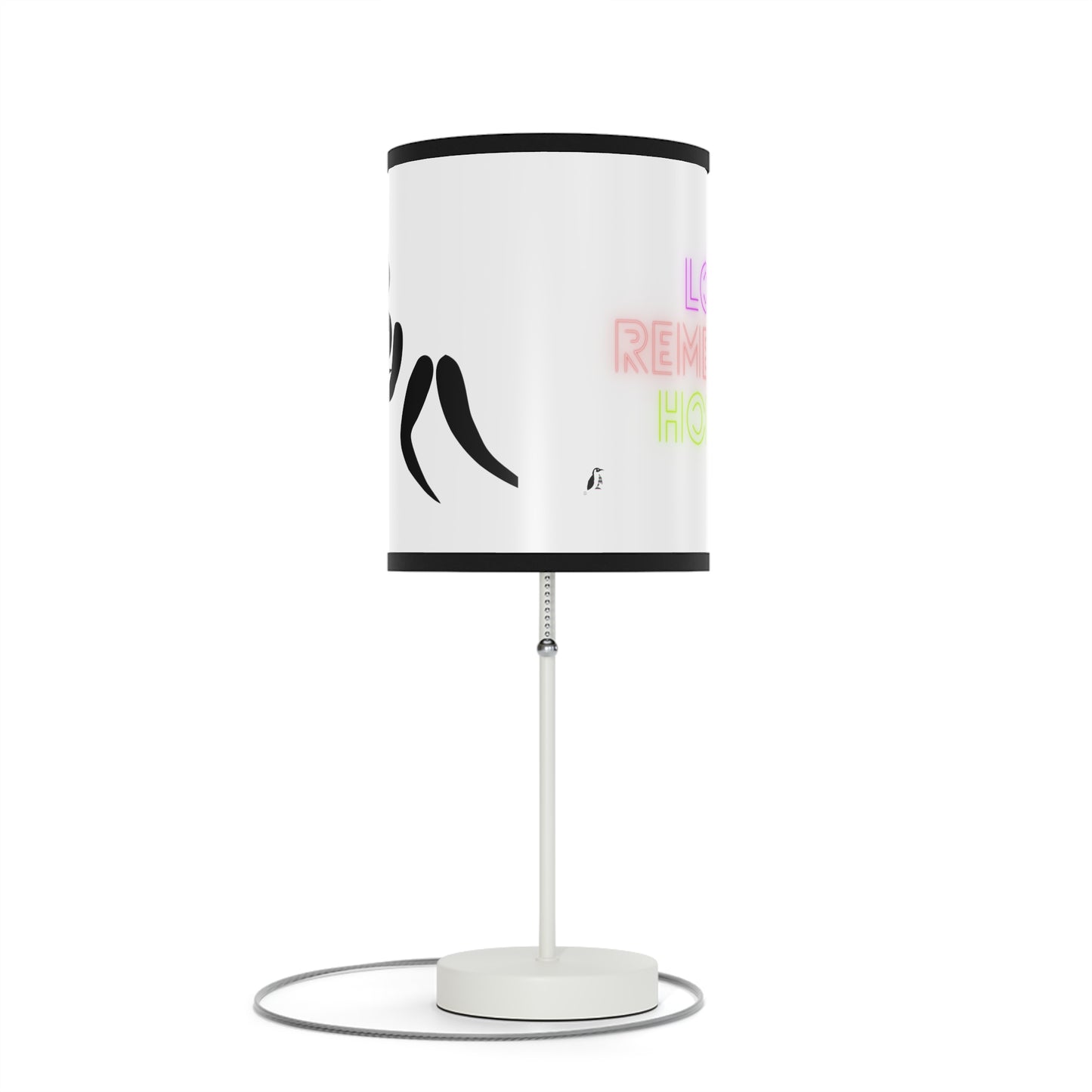 Lamp on a Stand, US|CA plug: Wrestling White