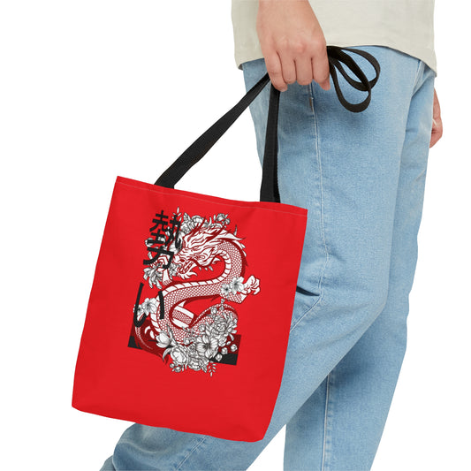 Tote Bag: Dragons Red