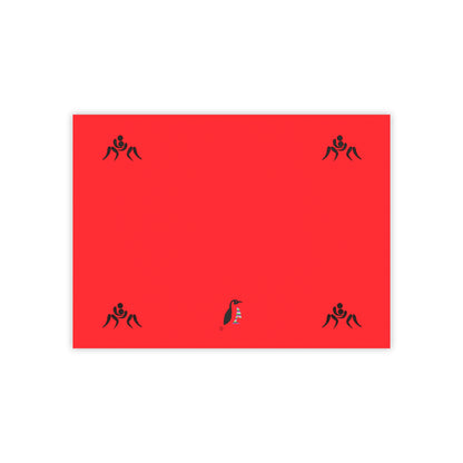 Post-it® Note Pads: Wrestling Red