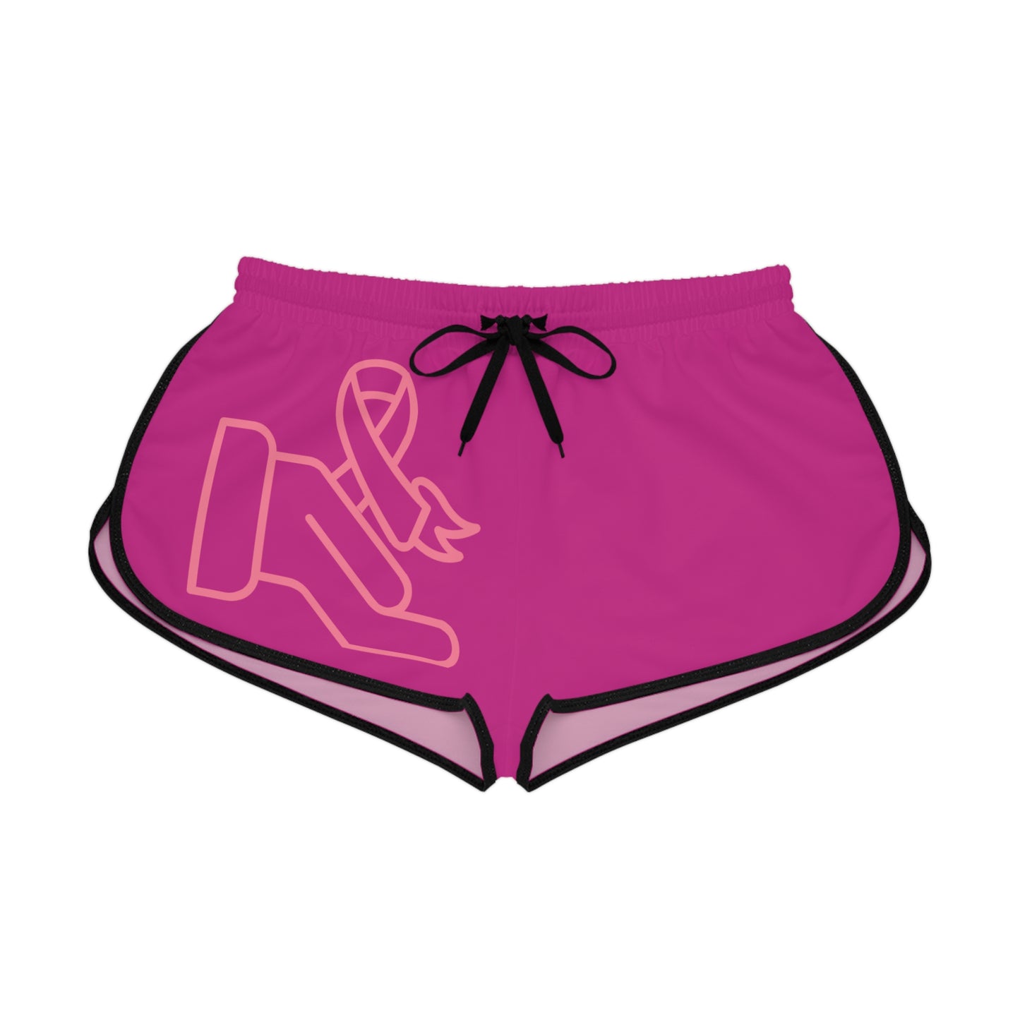 Women's Relaxed Shorts: Fight Cancer Pink