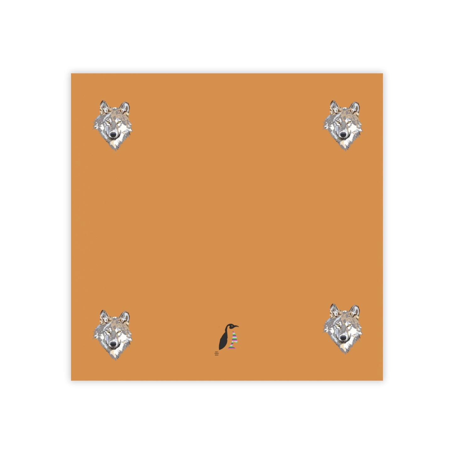 Post-it® Note Pads: Wolves Lite Brown