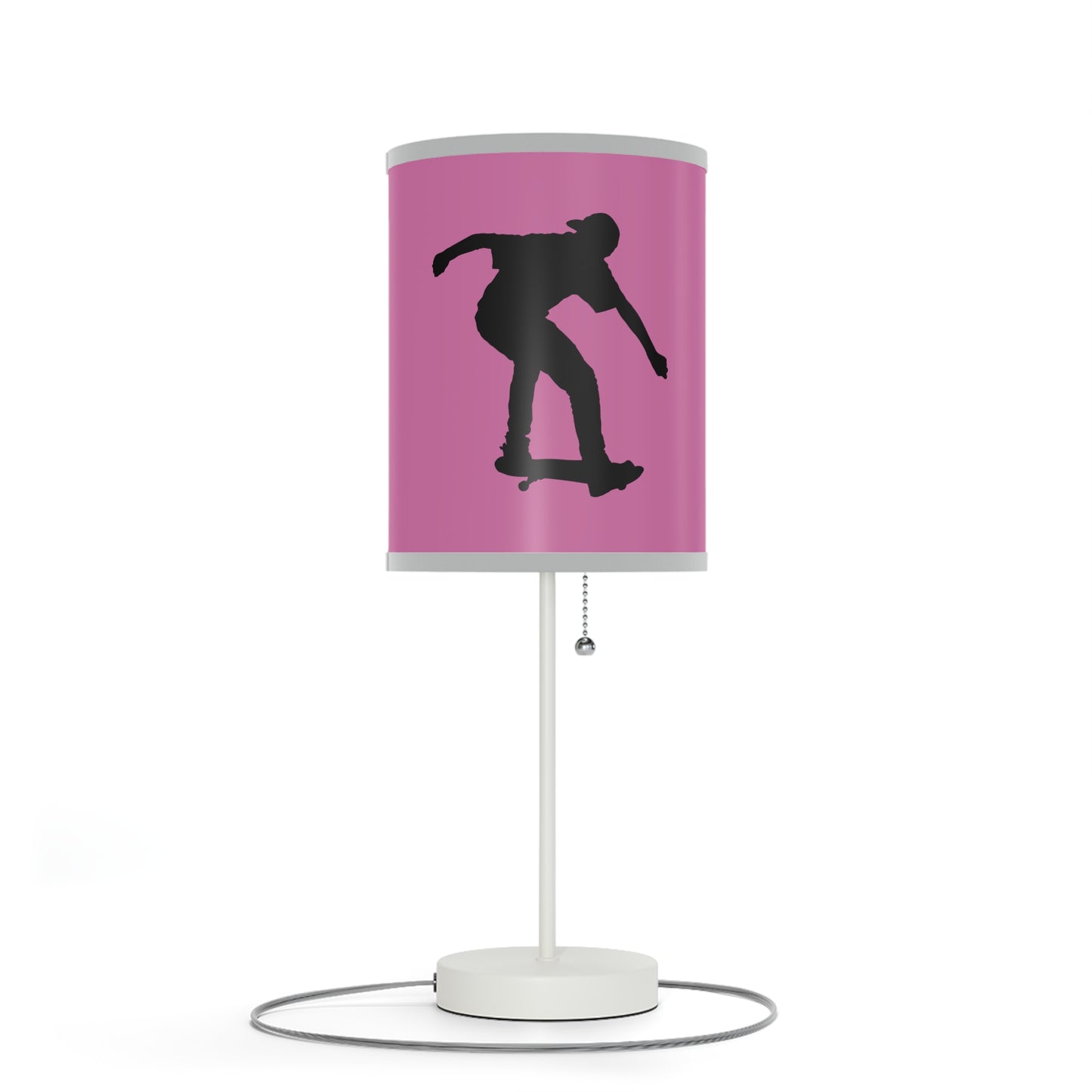 Lamp on a Stand, US|CA plug: Skateboarding Lite Pink