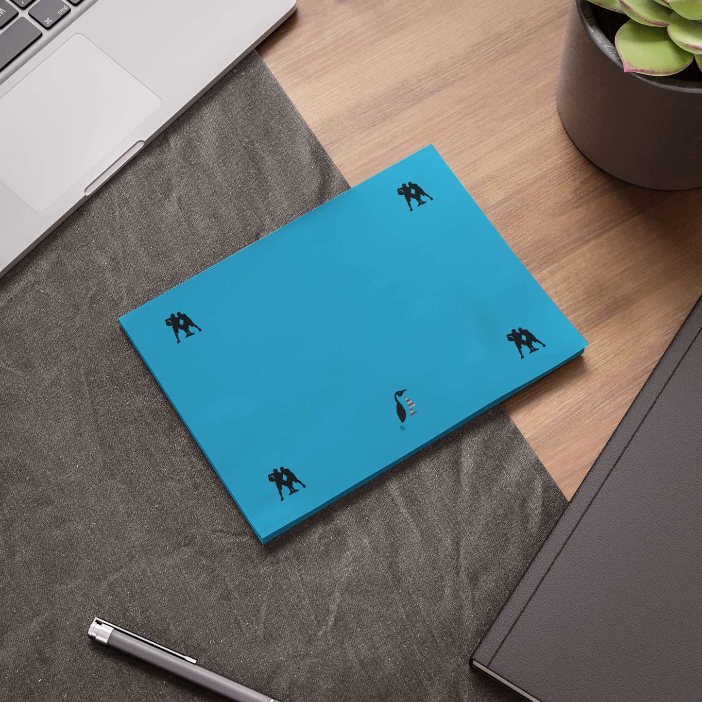 Post-it® Note Pads: Basketball Turquoise