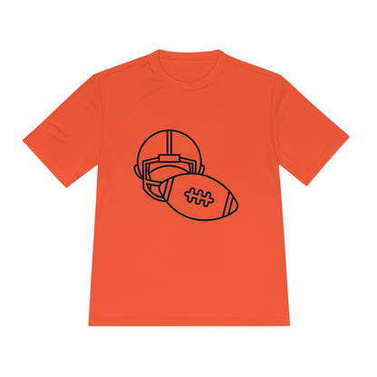 Moisture Wicking Tee: Football #1