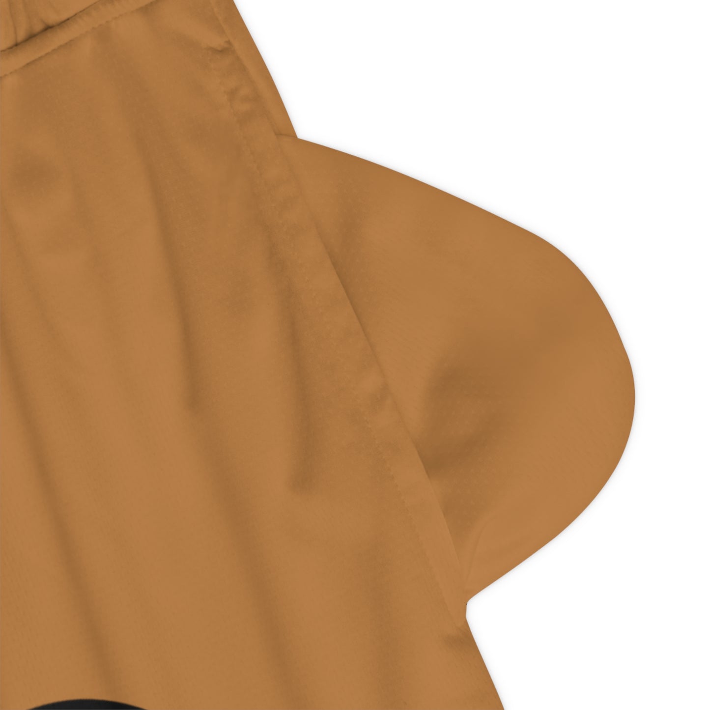 Basketball Rib Shorts: Football Lite Brown