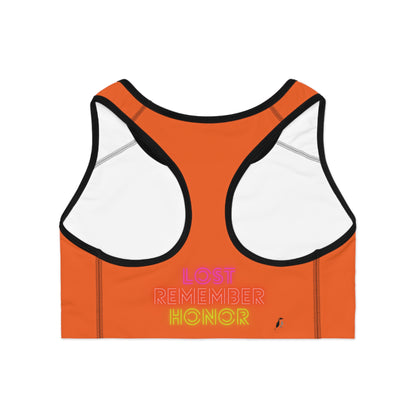 Sports Bra: Bowling Orange