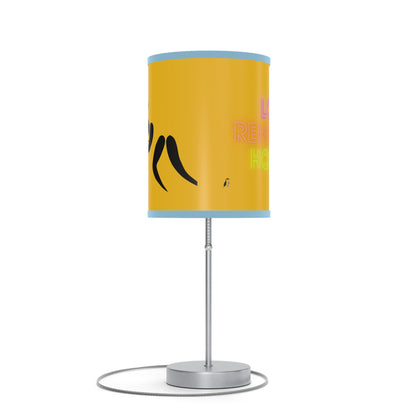 Lamp on a Stand, US|CA plug: Wrestling Yellow