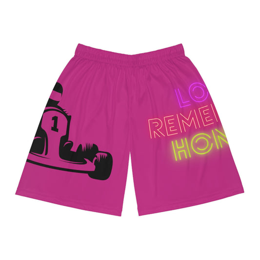 Basketball Shorts: Racing Pink